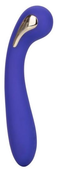 Фиолетовый вибромассажер с электростимуляцией Intimate Estim Petite G Wand - 19 см. - California Exotic Novelties - купить с доставкой в Коломне