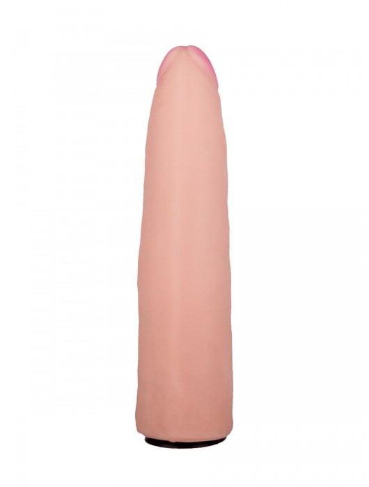 Пояс-трусики с насадкой Glamour Silver - 15,5 см. - LOVETOY (А-Полимер) - купить с доставкой в Коломне