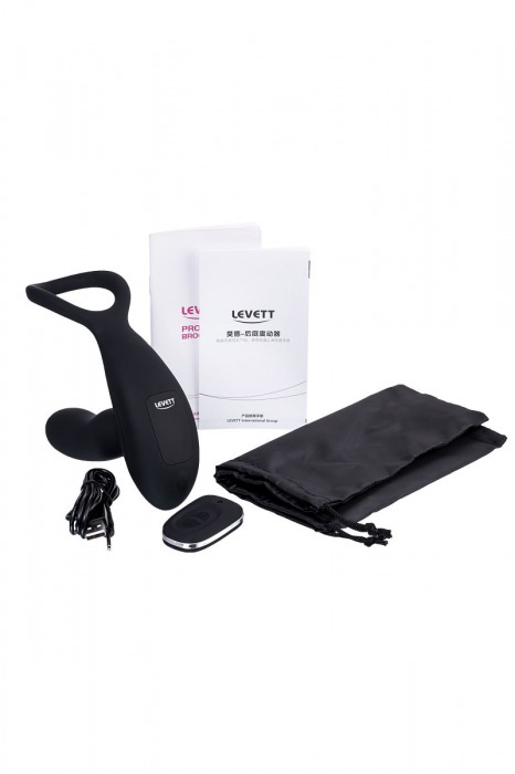 Черный стимулятор простаты Maud с вибрацией - Levett - в Коломне купить с доставкой