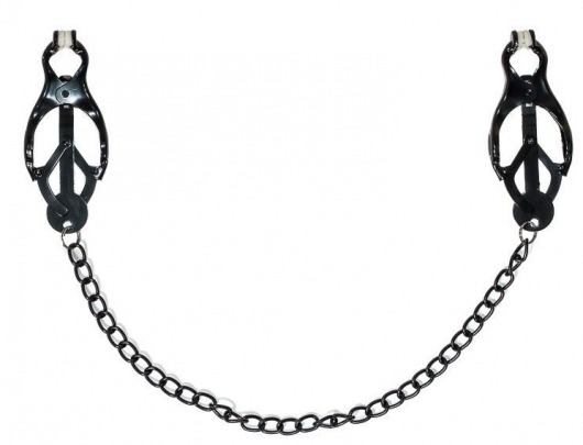 Зажимы на соски Darkside с цепочкой - Lola Games - купить с доставкой в Коломне