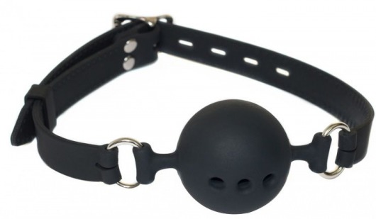 Черный кляп-шарик Charmer M - Lola Games - купить с доставкой в Коломне