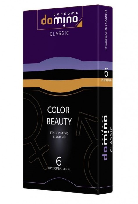 Разноцветные презервативы DOMINO Colour Beauty - 6 шт. - Domino - купить с доставкой в Коломне