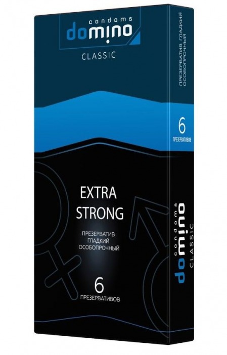 Суперпрочные презервативы DOMINO Extra Strong - 6 шт. - Domino - купить с доставкой в Коломне