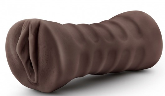 Коричневый мастурбатор-вагина Hot Chocolate Brianna - Blush Novelties - в Коломне купить с доставкой
