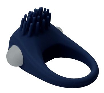 Синее эрекционное виброкольцо STIMU RING - Dream Toys - в Коломне купить с доставкой