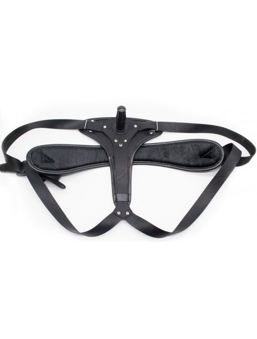 Реалистичный страпон Woman Midi с вагинальной пробкой - 19 см. - LOVETOY (А-Полимер) - купить с доставкой в Коломне