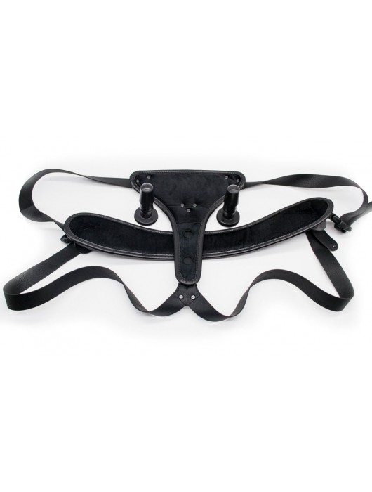 Реалистичный страпон Woman Midi с вагинальной пробкой - 19 см. - LOVETOY (А-Полимер) - купить с доставкой в Коломне