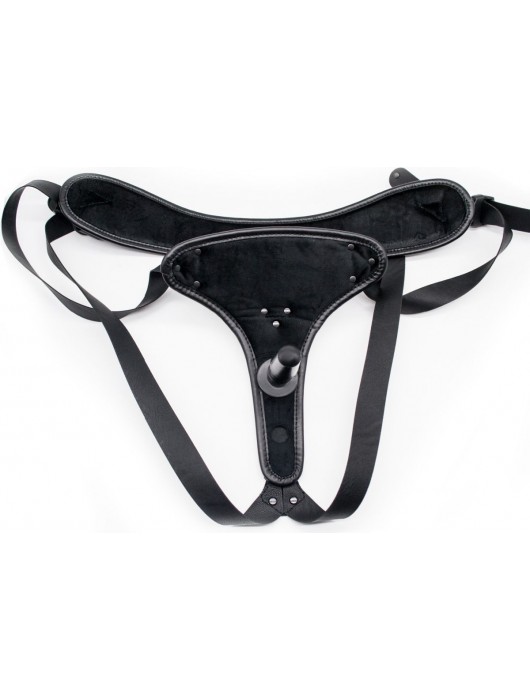 Реалистичный страпон Woman Midi с вагинальной пробкой - 19 см. - LOVETOY (А-Полимер) - купить с доставкой в Коломне