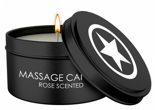 Массажная свеча с ароматом розы Massage Candle - Shots Media BV - купить с доставкой в Коломне