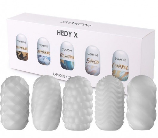 Набор из 5 мастурбаторов Hedy X5 Mixed - Svakom - в Коломне купить с доставкой