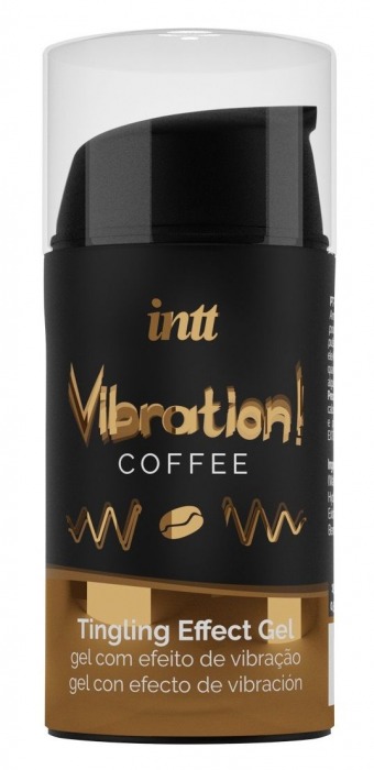 Жидкий интимный гель с эффектом вибрации Vibration! Coffee - 15 мл. - INTT - купить с доставкой в Коломне