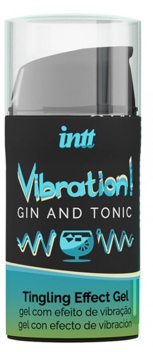 Жидкий интимный гель с эффектом вибрации Vibration! Gin   Tonic - 15 мл. - INTT - купить с доставкой в Коломне