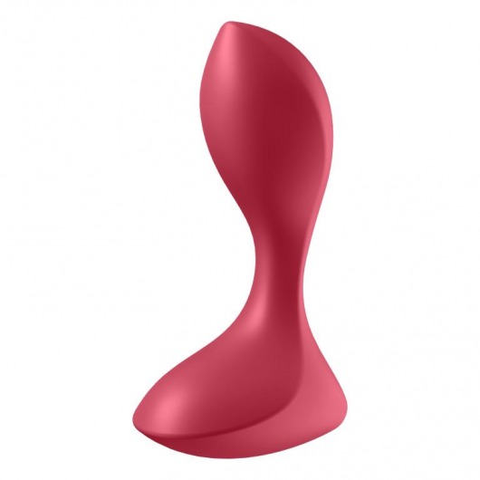 Красный вибромассажёр простаты Satisfyer Backdoor Lover - 14 см. - Satisfyer - в Коломне купить с доставкой