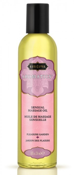 Массажное масло с цветочным ароматом Pleasure Garden - 236 мл. - Kama Sutra - купить с доставкой в Коломне