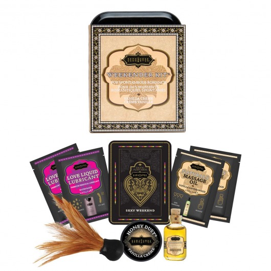 Эротический набор Weekender Kit Vanilla Creme - Kama Sutra - купить с доставкой в Коломне