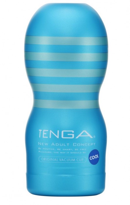 Мастурбатор с охлаждающей смазкой TENGA Original Vacuum Cup Cool - Tenga - в Коломне купить с доставкой