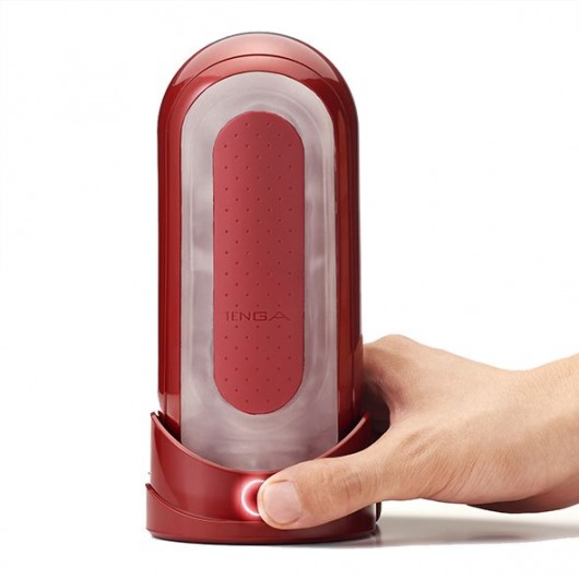 Красный мастурбатор Flip Zero Red   Warmer с подогревом - Tenga - в Коломне купить с доставкой
