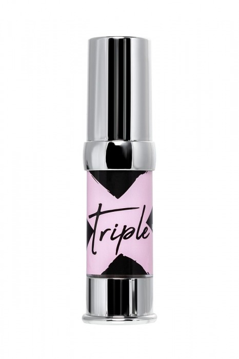 Возбуждающий гель с эффектом вибрации и охлаждения Triple X 3 in 1 Unisex Pleasure Enhancer Gel - 15 мл. - Secret Play - купить с доставкой в Коломне