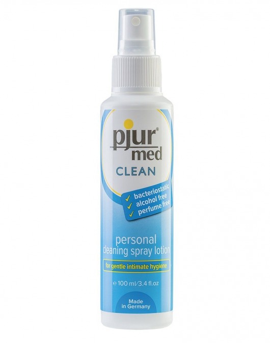 Гигиенический спрей pjur MED Clean Spray - 100 мл. - Pjur - купить с доставкой в Коломне