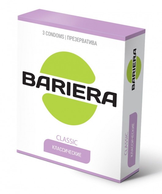 Классические презервативы Bariera Classic - 3 шт. - Bariera - купить с доставкой в Коломне