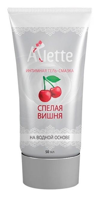 Интимная гель-смазка на водной основе Arlette  Спелая вишня  - 50 мл. - Arlette - купить с доставкой в Коломне