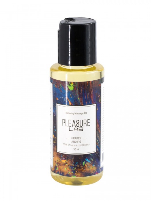 Массажное масло Pleasure Lab Relaxing с ароматом винограда и инжира - 50 мл. - Pleasure Lab - купить с доставкой в Коломне