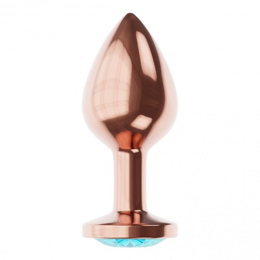 Пробка цвета розового золота с малиновым кристаллом Diamond Topaz Shine L - 8,3 см. - Lola Games - купить с доставкой в Коломне
