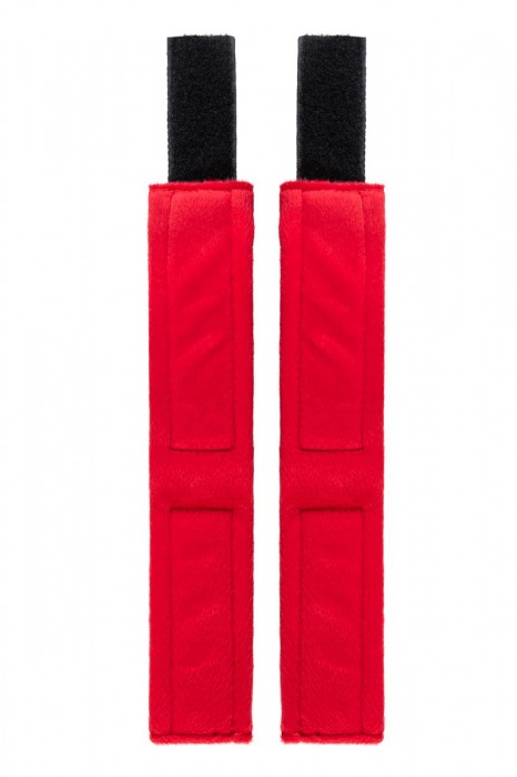 Красно-черные велюровые оковы Anonymo - ToyFa - купить с доставкой в Коломне