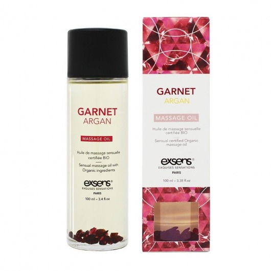 Органическое массажное масло GARNET ARGAN - 100 мл. - Exsens - купить с доставкой в Коломне