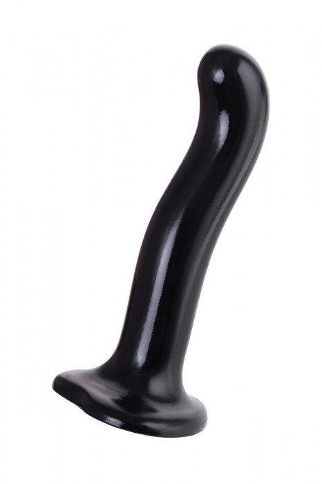 Черный стимулятор для пар P G-Spot Dildo Size M - 18 см. - Strap-on-me - в Коломне купить с доставкой