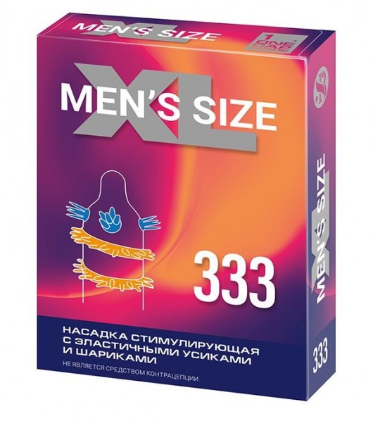 Стимулирующая насадка на пенис MEN SIZE 333 - Sitabella - в Коломне купить с доставкой