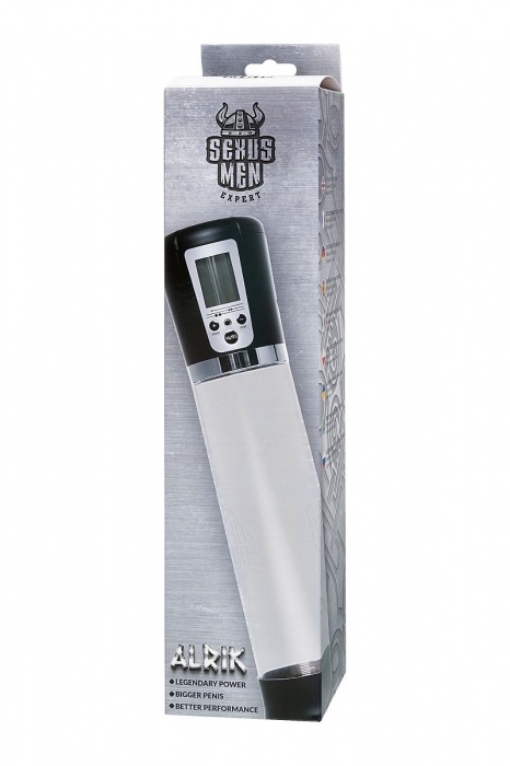 Прозрачная автоматическая помпа для пениса Alrik - Sexus - в Коломне купить с доставкой