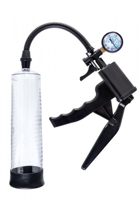 Прозрачная механическая помпа для пениса Viggo - Sexus - в Коломне купить с доставкой