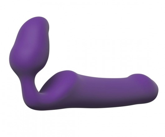 Фиолетовый безремневой страпон Queens L - Adrien Lastic - купить с доставкой в Коломне