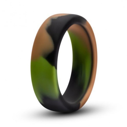 Эрекционное кольцо камуфляжной расцветки Silicone Camo Cock Ring - Blush Novelties - в Коломне купить с доставкой