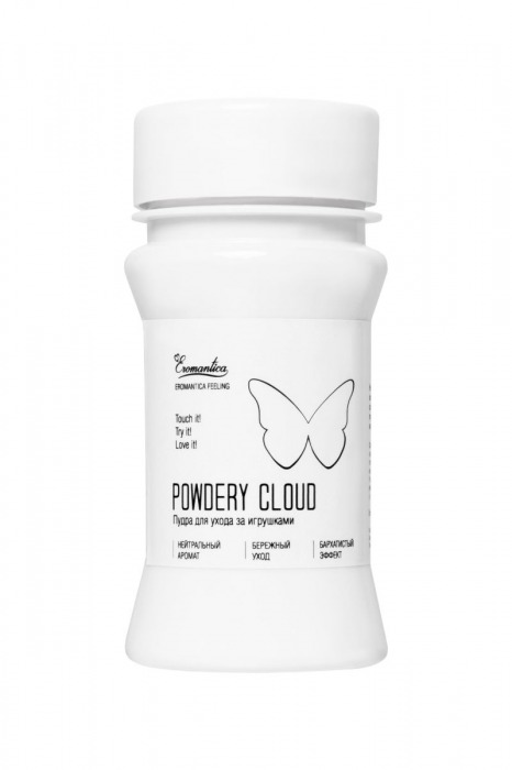 Пудра для ухода за игрушками Powdery Cloud с нейтральным ароматом - 40 гр. - Eromantica - купить с доставкой в Коломне