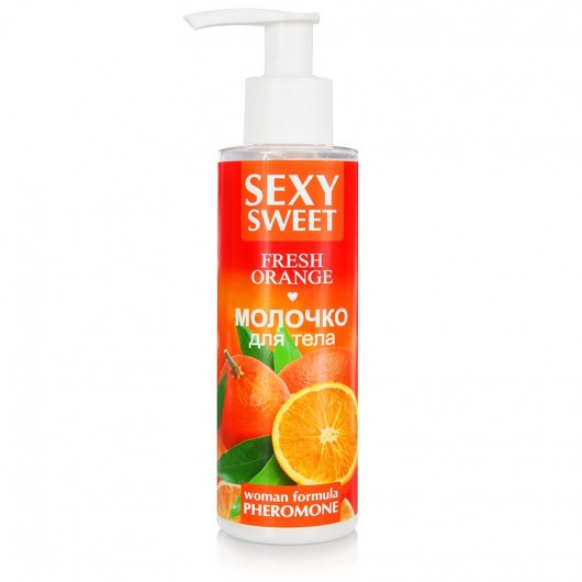 Молочко для тела с феромонами и ароматом апельсина Sexy Sweet Fresh Orange - 150 гр. -  - Магазин феромонов в Коломне