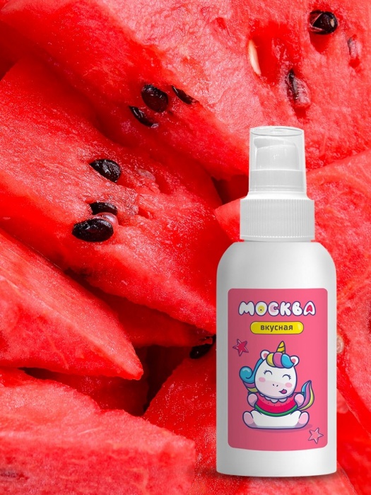 Универсальная смазка с ароматом арбуза  Москва Вкусная  - 100 мл. - Москва - купить с доставкой в Коломне