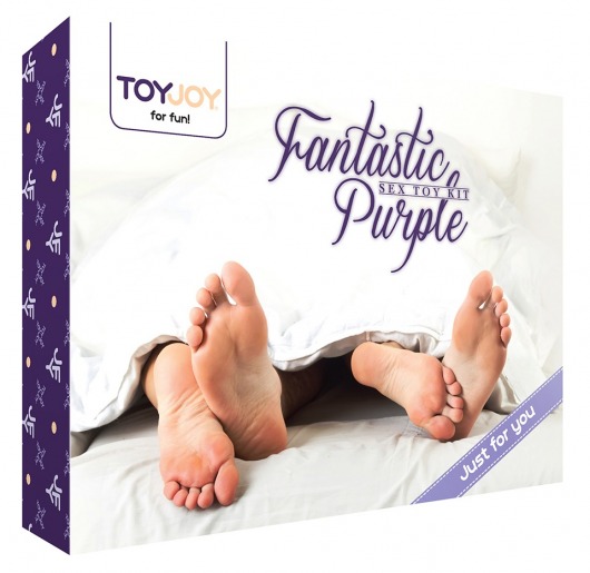 Эротический набор FANTASTIC PURPLE SEX TOY KIT - Toy Joy - купить с доставкой в Коломне