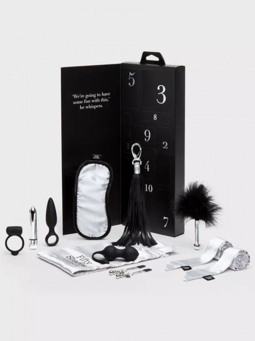 Эротический набор Pleasure Overload 10 Days of Play Gift Set - Fifty Shades of Grey - купить с доставкой в Коломне
