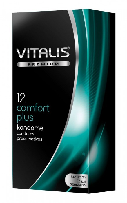 Контурные презервативы VITALIS PREMIUM comfort plus - 12 шт. - Vitalis - купить с доставкой в Коломне