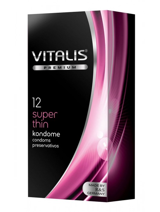 Ультратонкие презервативы VITALIS PREMIUM super thin - 12 шт. - Vitalis - купить с доставкой в Коломне