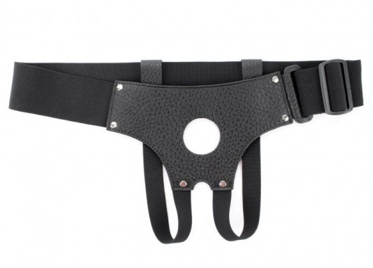 Универсальные черные трусики для страпона - БДСМ Арсенал - купить с доставкой в Коломне