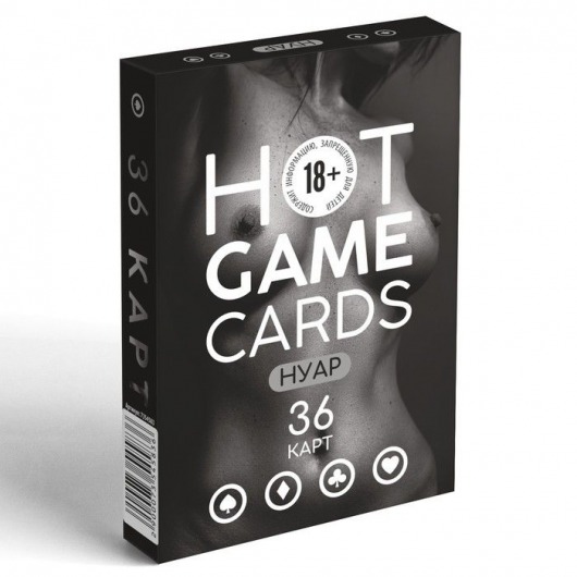 Игральные карты HOT GAME CARDS НУАР - 36 шт. - Сима-Ленд - купить с доставкой в Коломне