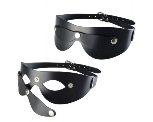 Черная кожаная маска  Новичок - Sitabella - купить с доставкой в Коломне