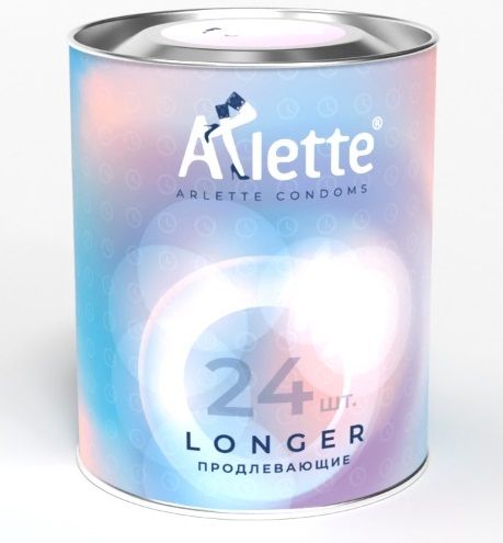 Презервативы Arlette Longer с продлевающим эффектом - 24 шт. - Arlette - купить с доставкой в Коломне