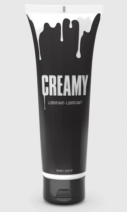 Смазка на водной основе Creamy с консистенцией спермы - 250 мл. - Strap-on-me - купить с доставкой в Коломне