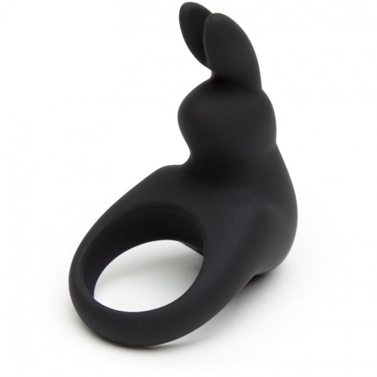 Черное эрекционное виброкольцо Happy Rabbit Rechargeable Rabbit Cock Ring - Happy Rabbit - в Коломне купить с доставкой