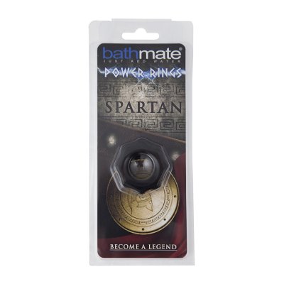 Чёрное эрекционное кольцо Spartan - Bathmate - в Коломне купить с доставкой