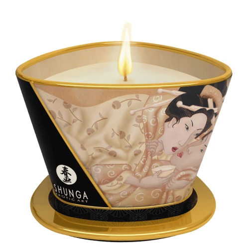 Массажная свеча Vanilla Fetish с ароматом ванили - 170 мл. - Shunga - купить с доставкой в Коломне